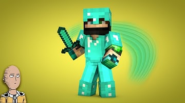 CRAZY 7 HIT COMBO AGAINST SAITAMA! (Minecraft PvP) w/ Huahwi & Grapeapplesauce