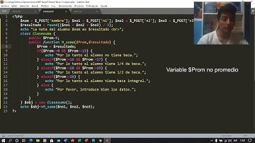 Promedio de notas (HTML, PHP, CSS)