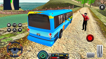 Best Bus Games 2025 - Real Uphill Coach Bus Offroad Driving Video Game - Android GamePlay