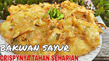 RESEP MEMBUAT BAKWAN SAYUR RENYAH TAHAN SEHARIAN DAN GURIH PASTINYA