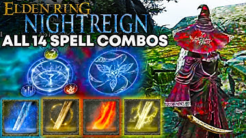 All 14 Recluse SPELLS & ELEMENT COMBOS | Elden Ring NIGHTREIGN All Magic Cocktail Mixtures | @syrobe
