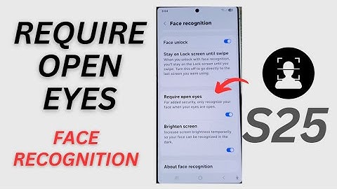 👁️ How to Enable/Disable Require Open Eyes with Face Recognition on Samsung Galaxy S25/S25+/Ultra 🔐