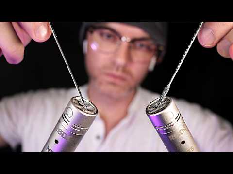 200% Sensitivity Mic Touching ASMR With Subtle Inaudible Whispers 💤 (Brain Meltingly Tingly)