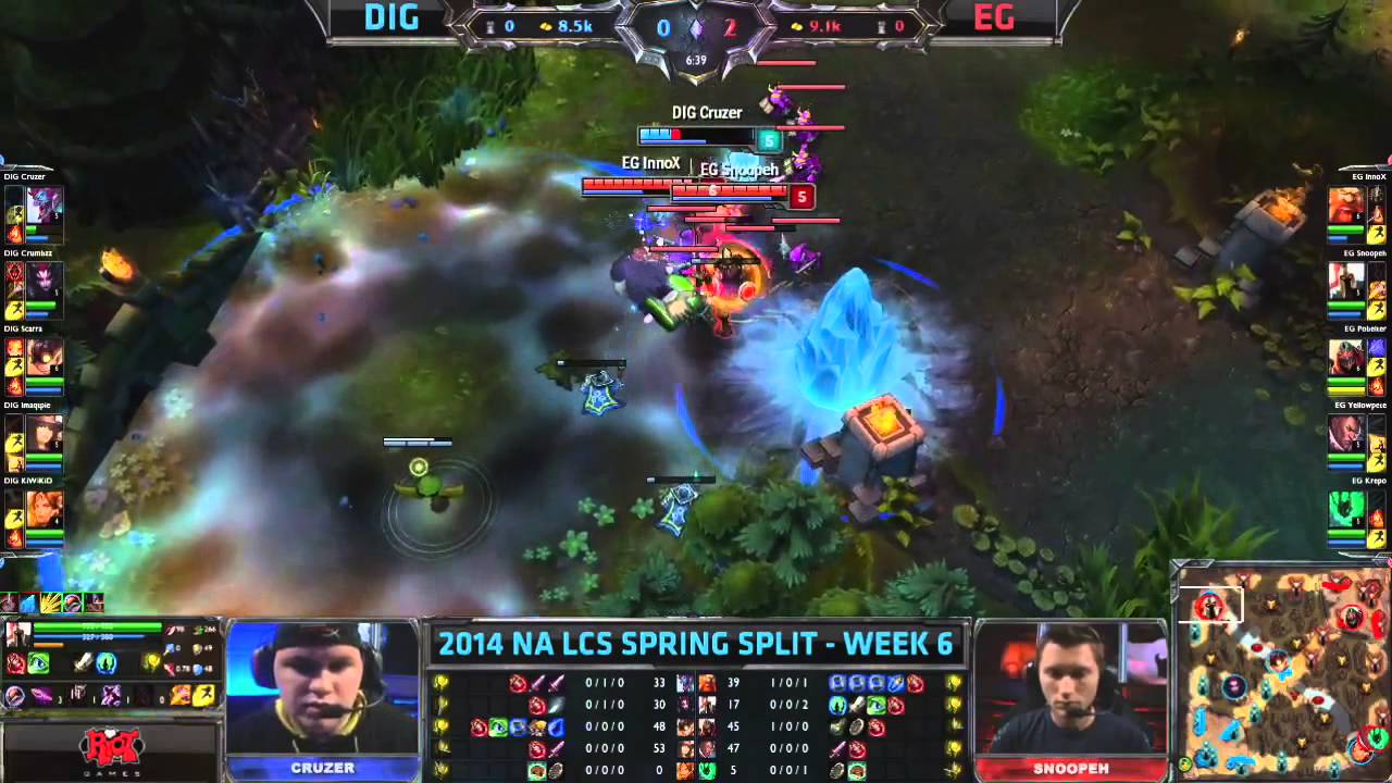 [NA LCS 2014] W6D1 - DIG vs EG