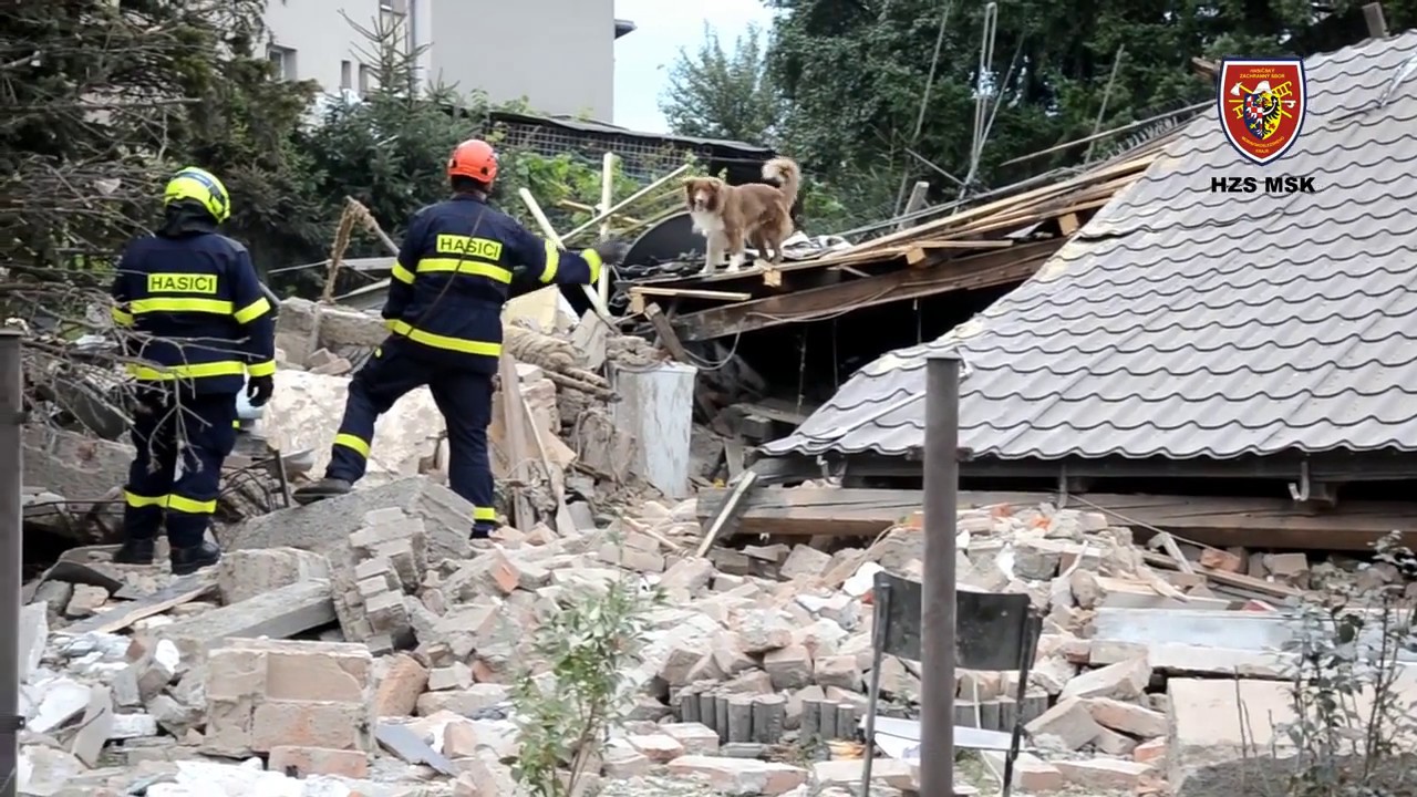 VÝBUCH DOMU V ČESKÉM TĚŠÍNĚ