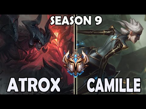 aatrox gameplay trailer SKT T1 Faker Aatrox vs Camille (MID) Ranked Challenger Korea