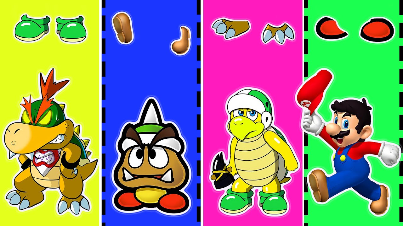Mario’s Shoes Are Missing 😱 Who Mixed Them Up? 🕵️‍♂️| Funny Mario Characters Challenge