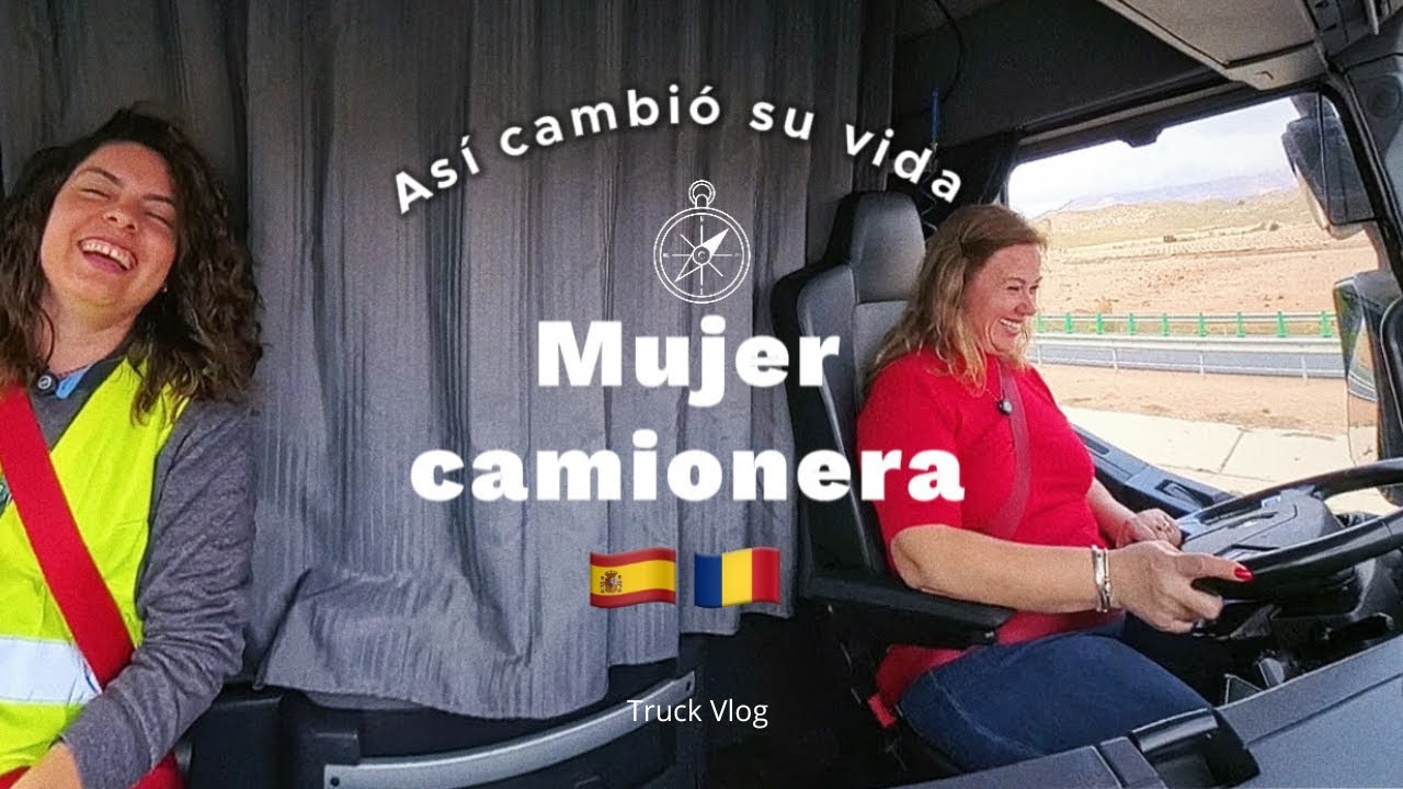 INICIA su vida de CAMIONERA Con 40 años. ¡De la ESCOBA al CAMIÓN! 