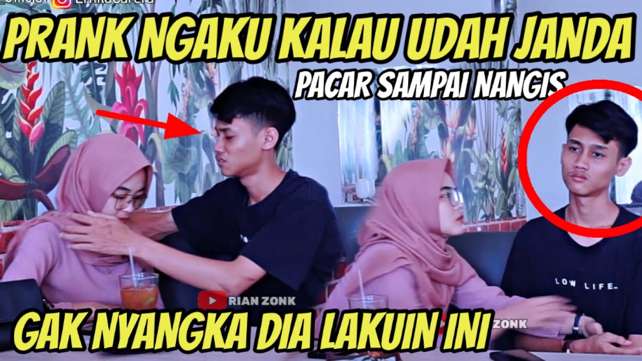 PRANK NGAKU JANDA KEPACAR ! SEBENARNYA AKU PUNYA ANAK😱REAKSINYA
