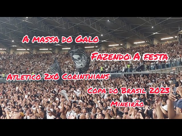 Para que a alegria ficasse completa só faltou a massa no Mineirão na virada  do Galo sobre o Corinthians