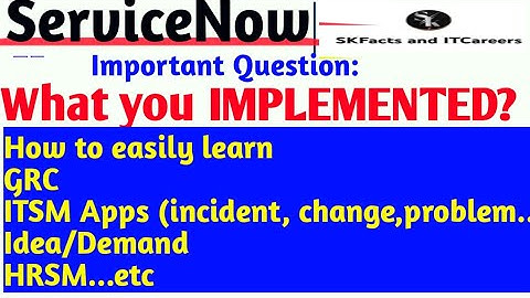 What you Implemented in servicenow #servicenow #incident