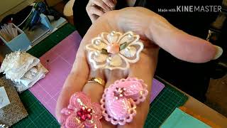 My Lovely mini doily kit. From (Luscious  Laces)