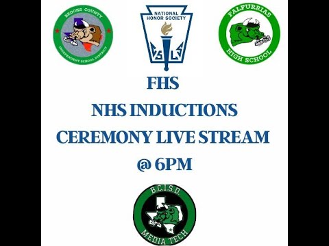 Falfurrias High School 2025 NHS Inductions Ceremony