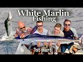 White marlin fishing  the first white  5 caught  release on light tackle   part 1