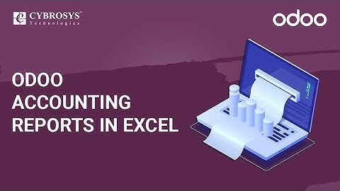Odoo Accounting Reports in Excel