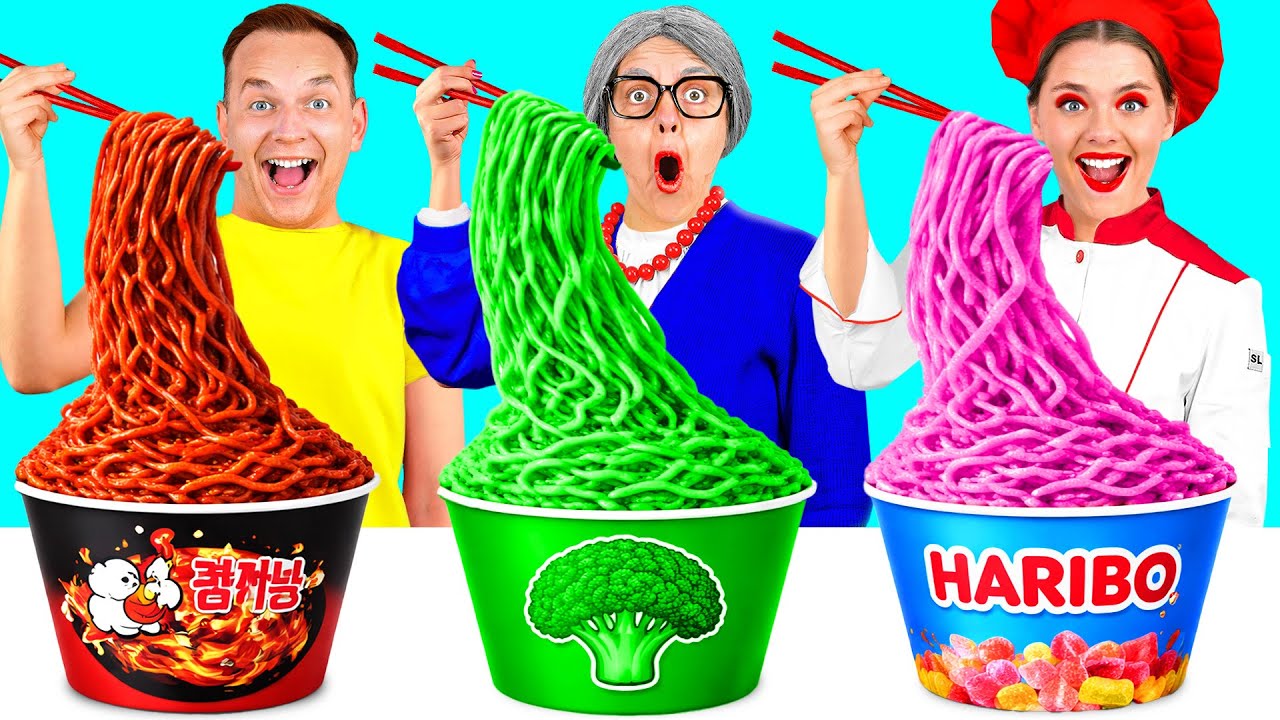 Кулинарный Челлендж: Я против Бабушки | Кулинарная Битва с Едой от BaRaDa Gold Challenge