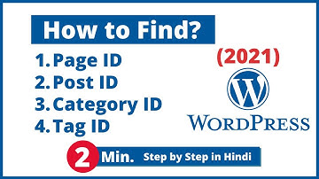 How to Find Page ID in WordPress | Check WordPress Post, Page, and Category ID