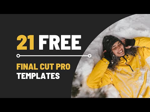 21 Free Final Cut Pro Templates - Happy Holidays 2021!