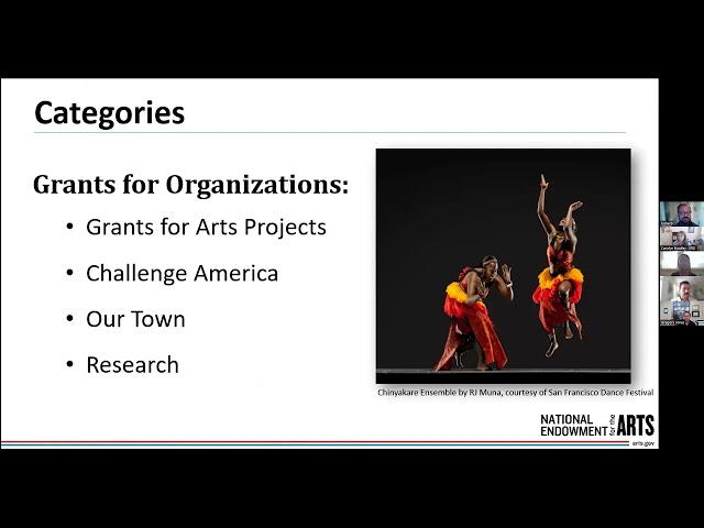 Guidelines and Grant Programs at the National Endowment for the Arts class=