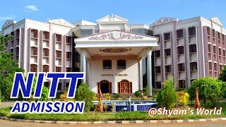 NIT Trichy Admissions | No.1 NIT in India | DASA counselling Explained | #nitt  #nittrichy #nits