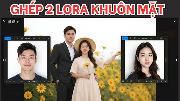 Cách train và ghép 2 lora ảnh khuôn mặt vào một hình trên Shakker