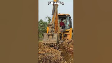 Powerful 3DX Backhoe Loader Takes on Tree Roots - Watch the Digging Action! Part 4 #shorts