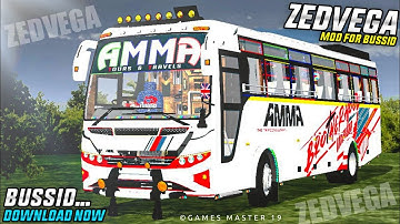 NEW ZEDVEGA MOD RELEASED FOR BUSSID || DOWNLOAD MOD || #bussidmods