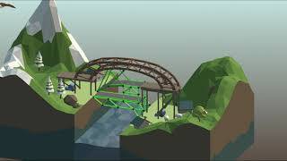 Polybridge (Levels 1 to level 2-4 completed + sandbox leval