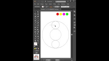Circle Logo Design in illustrator #illustrator #shorts #tutorial