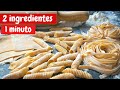 Pasta fresca con 2 ingredientes. Receta paso a paso con TRUCOS.