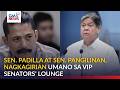 Sen. Padilla at Sen. Pangilinan, nagkagirian umano sa VIP Senators’ Lounge | GMA News