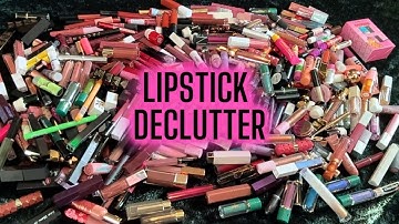 GIANT LIPSTICK DECLUTTER | 2025