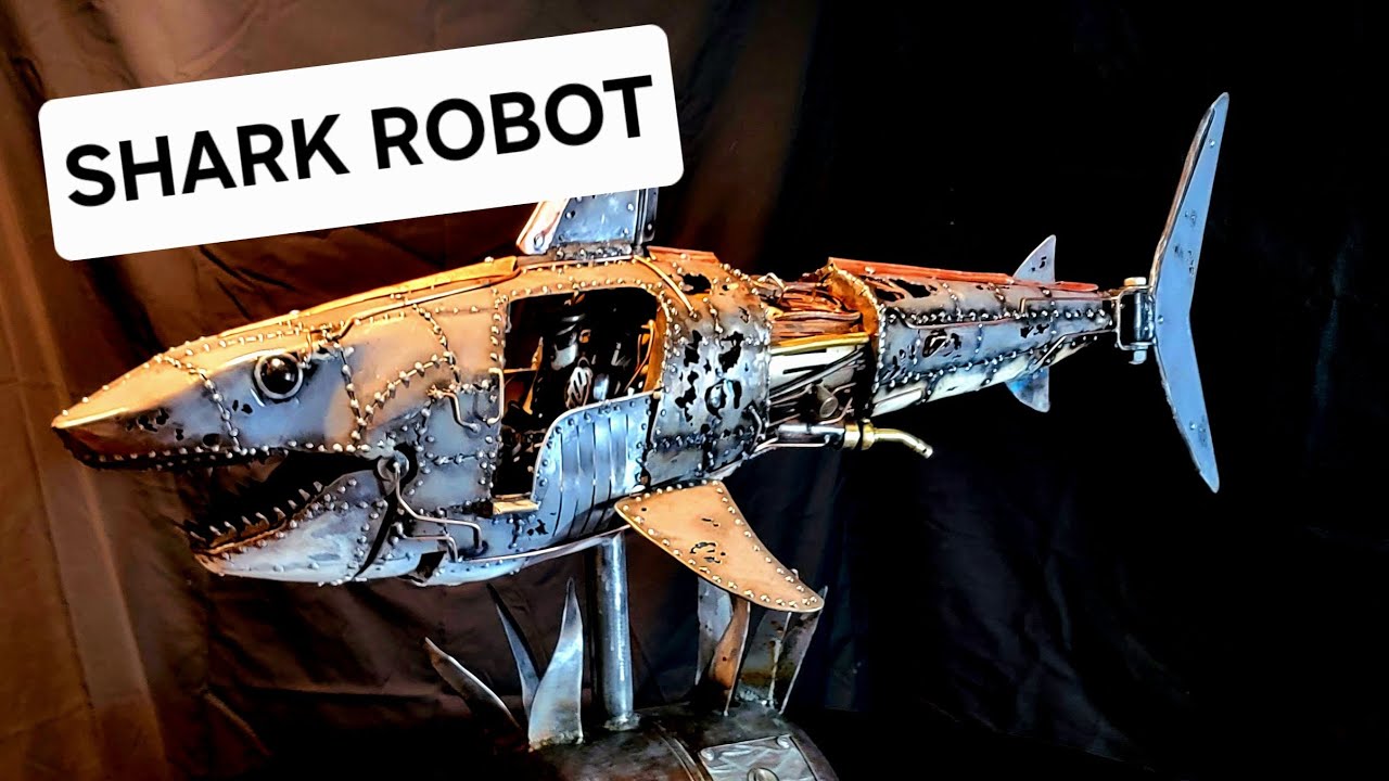 ROBOT DRIVES A SHARK! Amazing automaton! - YouTube