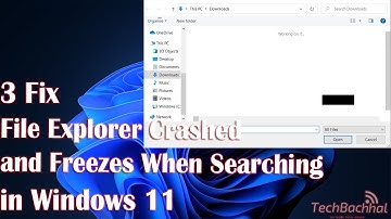 3 Fix File Explorer Crashed and Freezes When Searching in Windows 11