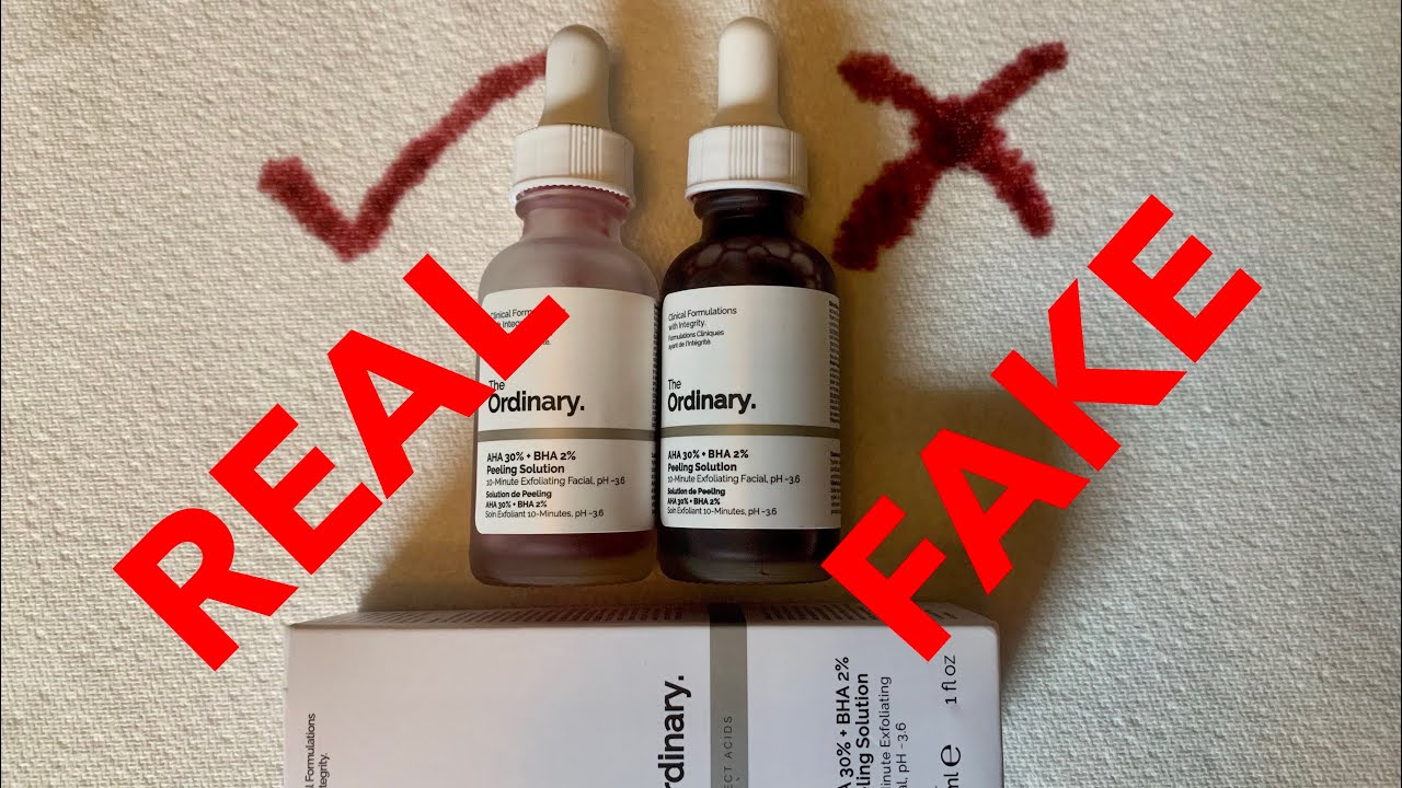 REAL vs FAKE THE ORDINARY: How to differentiate?