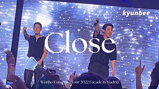 CLOSE - WONHO Facade Tour in MADRID 02.09.2022