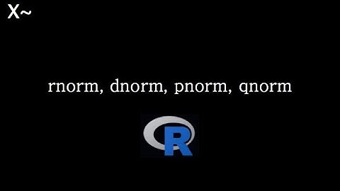 Using rnorm, dnorm, pnorm, qnorm in R