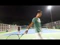 🎾興大盃 混合雙打決賽🎾 李庭旭 崔佳珉 vs 何容 張濬濤 6:1