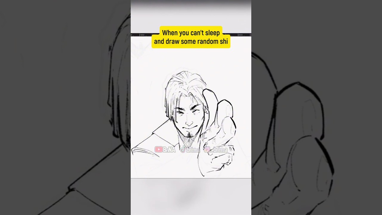 When you can’t sleep so you draw instead… #digitalart #originalcharacter