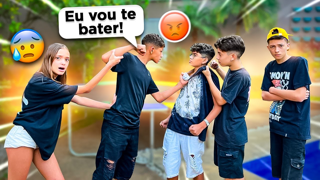 ELES BRIG@RAM POR CAUSA DA MILLENA MAIA!!