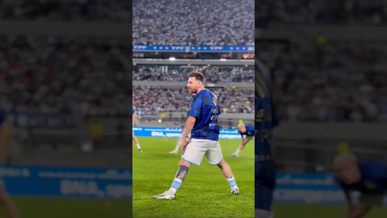 MESSI THE 👑GREATEST is get training for next match 