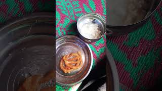 Dahi jalebi🤗🤤 #jalebi