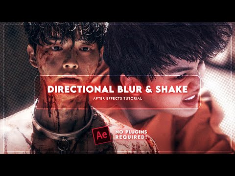 smooth directional blur + shake | after effects tutorial