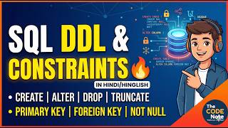 SQL DDL statements & CONSTRAINTS one shot ! | CREATE , ALTER , DROP , TRUNCATE & CONSTRAINTS |MU NEP
