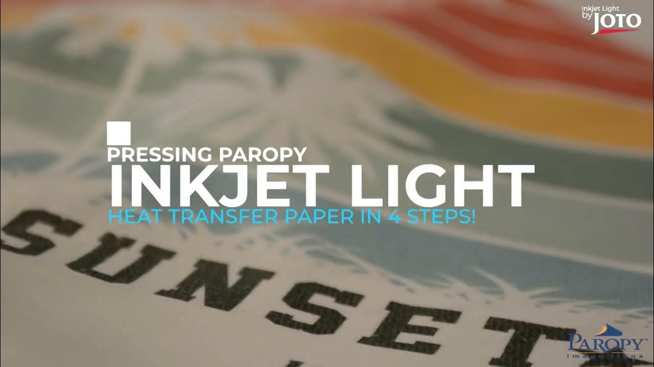 Pressing Paropy Inkjet Light in 4 Steps! YouTube