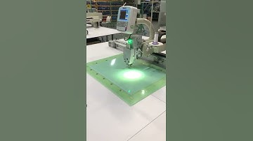 3000 RPM speed CNC panel stitching machine is testing for pillow case cover & pillow cushion cover