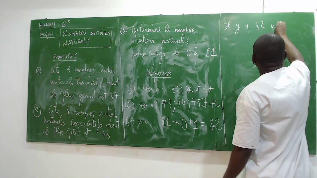 mathématiques (6e) - nombres entiers naturels