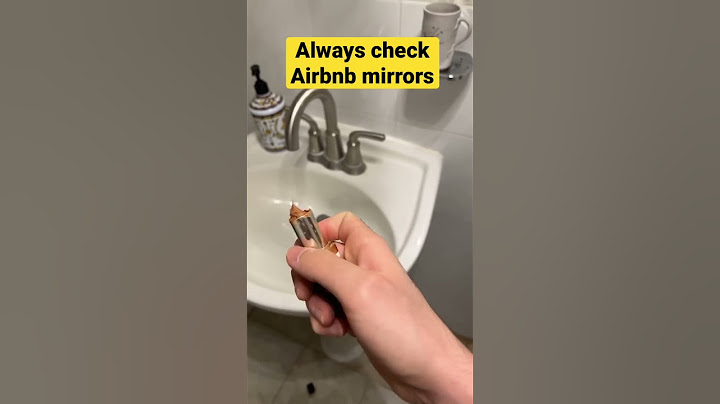 Always check Airbnb mirrors