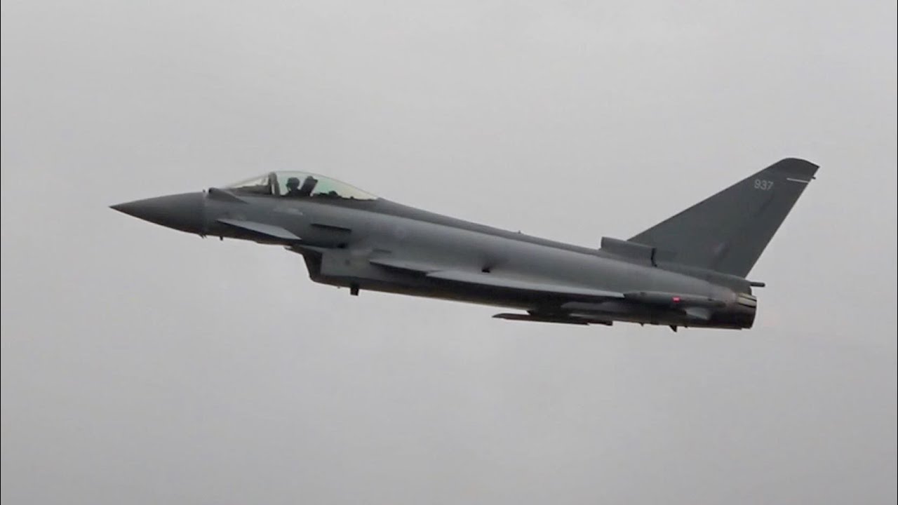 Eurofighter Typhoon FGR4 Royal Air Force RAF flying Display RIAT 2019 RAF Fairford AirShow