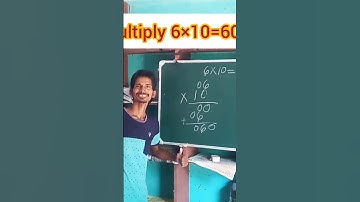 multiply 6×10=60 || education || ‎⁨‎⁨@KshirodKumarSamantaray